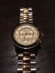Michael Kors Uhr 8098 Xl Chronograph Gold Und Silber 3 Wochen Alt Armbanduhren Bild 2