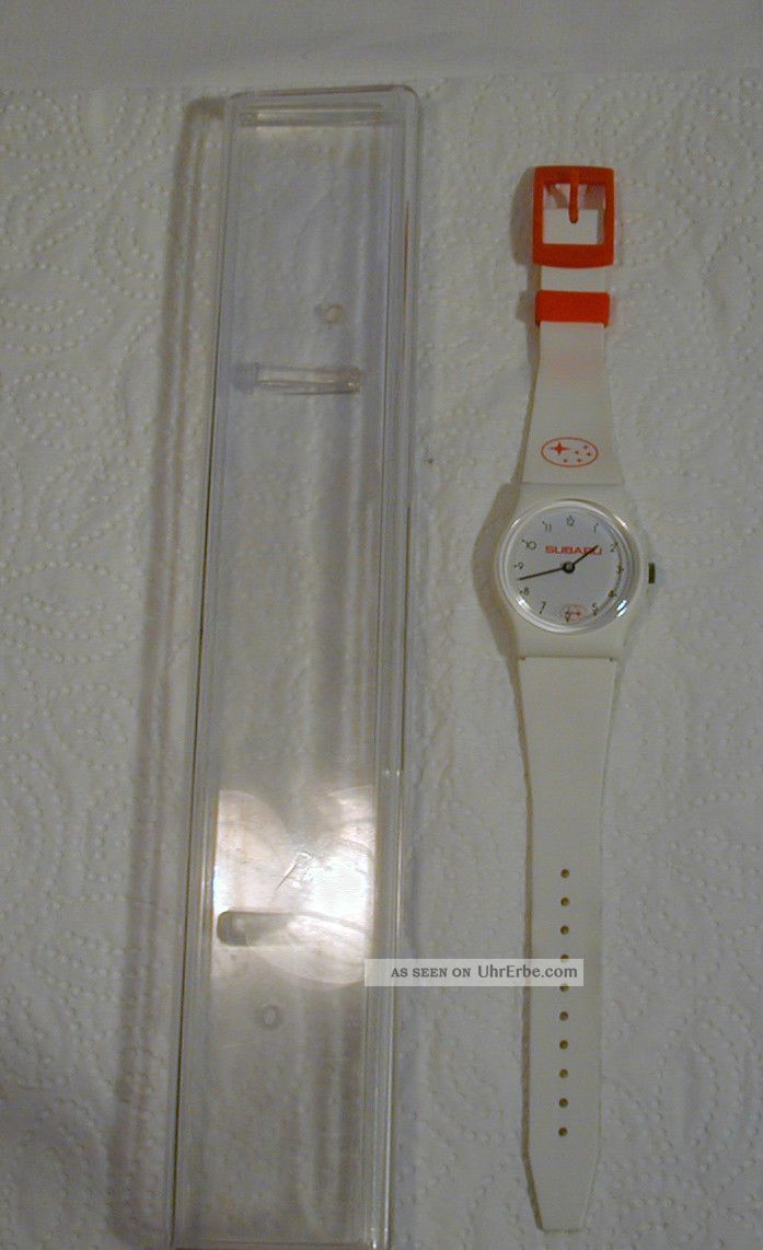Werbe - Armbanduhr - Subaru - Sammleruhr Armbanduhren Bild