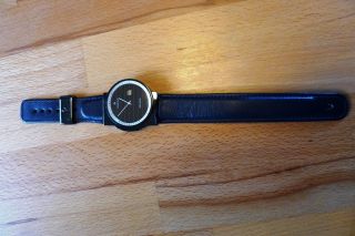 Junghans Mega Solar Armbanduhr,  Datumsanzeige,  Lederarmband Bild