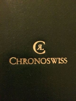 Chronoswiss Ch2673 Schwarz Automatik Saphirglas Krokodilleder Bild