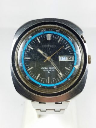 Vintage Seiko Bell - Matic Armbandwecker Automatik/automatic Alarm Wristwatch Bild