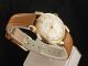 Luxus Herrenuhr Ulysse Nardin Chronometer Automatik 14 Karat Gelbgold Um 1950 Armbanduhren Bild 3