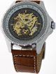 Fechi - Tolle Designer Herren Automatik Uhr Mit Skelettierten Zifferblatt Armbanduhren Bild 1