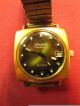 Glashütte Spezimatic Bison Automatic Uhr Goldplaqe Mit Datum Armbanduhren Bild 1