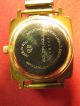 Glashütte Spezimatic Bison Automatic Uhr Goldplaqe Mit Datum Armbanduhren Bild 2