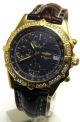 Breitling Chronomat 18 Kt Gold Mit Krokolederband Ref K13050.  1, Armbanduhren Bild 9
