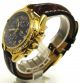 Breitling Chronomat 18 Kt Gold Mit Krokolederband Ref K13050.  1, Armbanduhren Bild 10