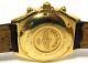 Breitling Chronomat 18 Kt Gold Mit Krokolederband Ref K13050.  1, Armbanduhren Bild 1