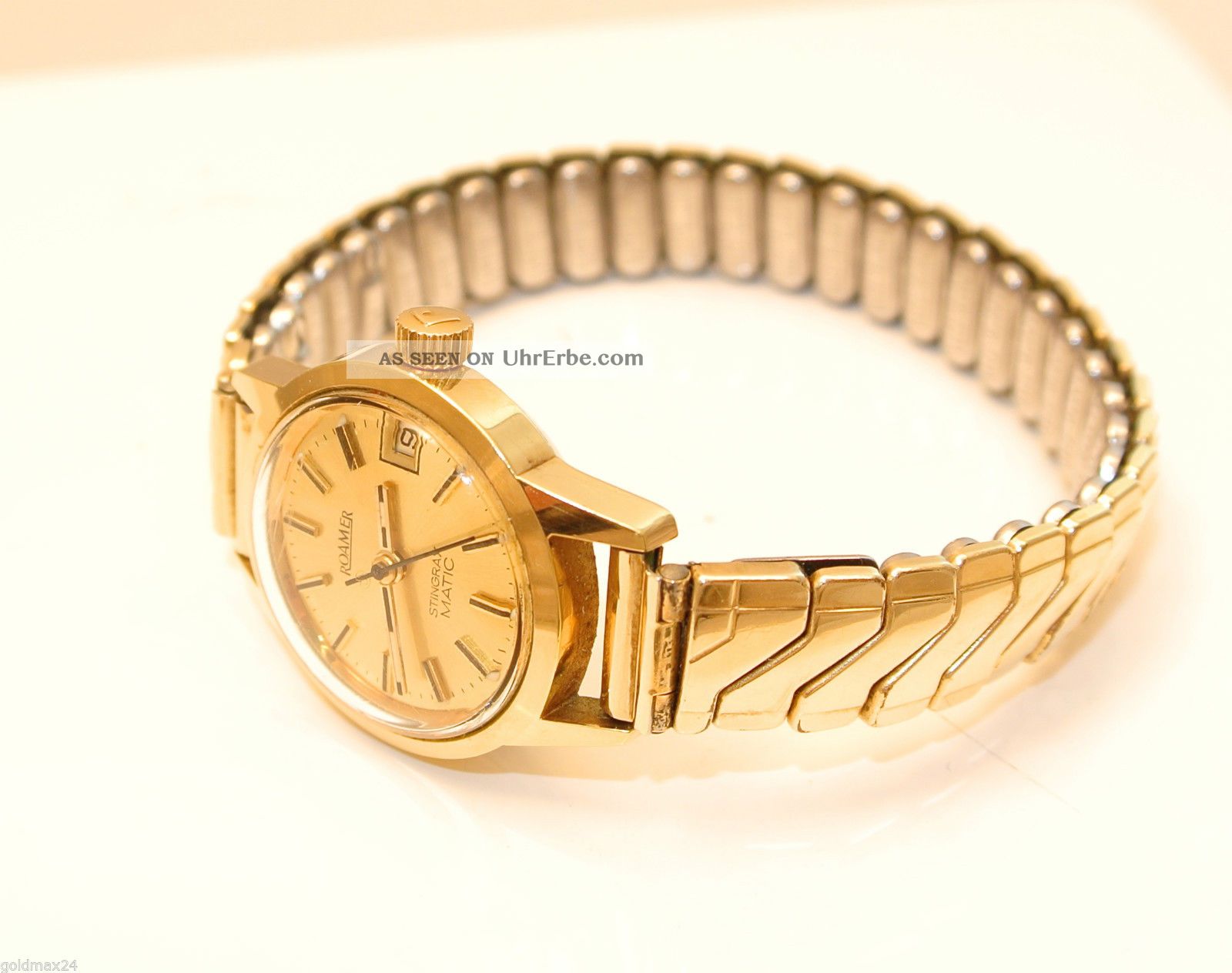 Roamer - Stingray Matic / Damenarmbanduhr / Vergoldet Armbanduhren Bild