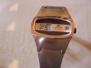 Armbanduhr Automatik Scheibenuhr 70ziger Jahre Ungetragen Selten Bild