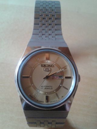 Seiko Automatic Uhr,  17 Jewels,  Stainless Steel,  Herren & Damen Bild