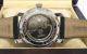 Pierrini Zeitzonen Uhr Edelstahl Armbanduhr Automatik Uhr Glasboden Lederband Armbanduhren Bild 4