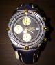Breitling Uhr Herren/ Damen Unisex Lederband Chronograph Stahl Gold Automatik Armbanduhren Bild 1
