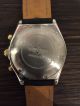 Breitling Uhr Herren/ Damen Unisex Lederband Chronograph Stahl Gold Automatik Armbanduhren Bild 5