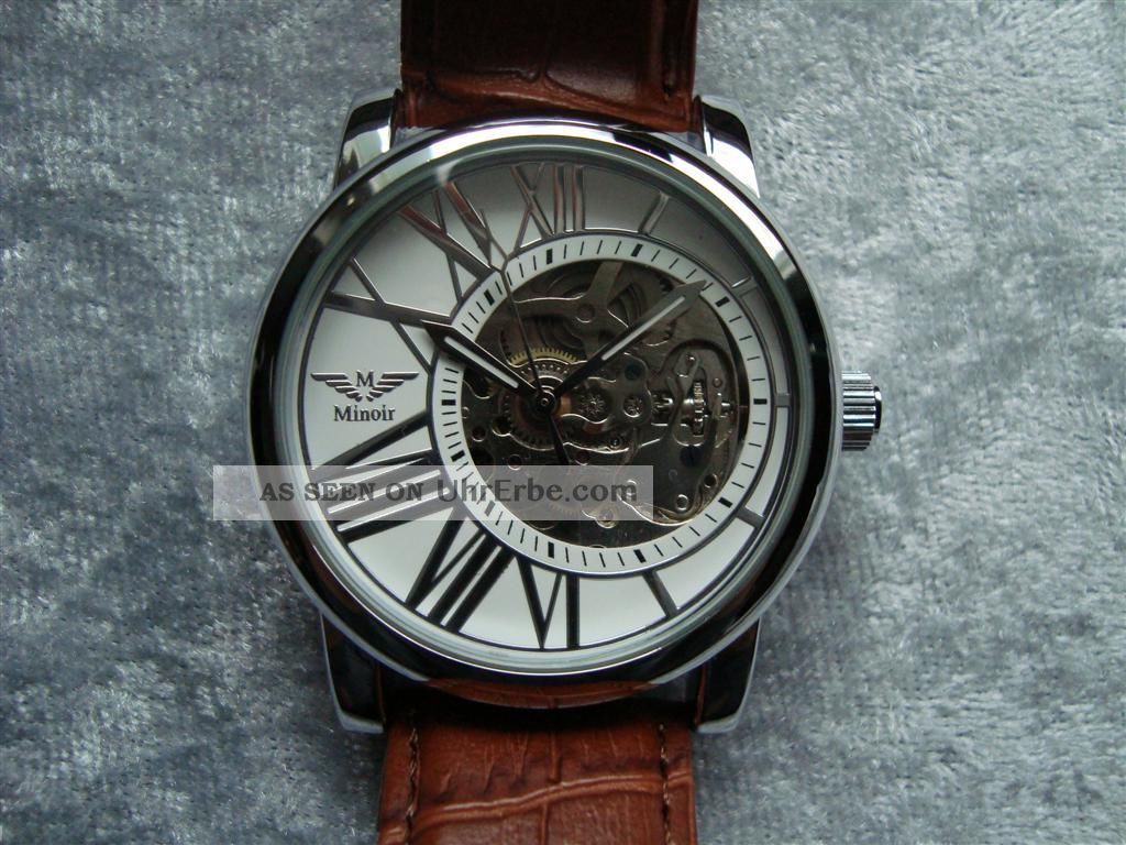 Minoir Automatic - Herren - Uhr Neuwertig Aus Sammlung Automatik Armbanduhren Bild