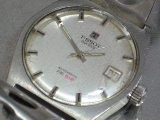 Tissot Swiss Pr 516 Automatic Datum Herren - Armbanduhr Stahl Läuft Bild