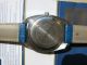 Gub Glashütte Spezimatic Herrenarmbanduhr Kal.  75 26 Rubis Blau überholt/garantie Armbanduhren Bild 5