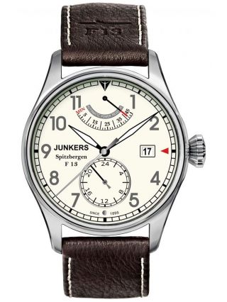 Junkers Spitzbergen F13 6160 - 5 Automatik Herrenuhr Watch Titanium Bild