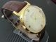 Hau Gub Glashütte Automat Kal.  67.  1 Goldplaque Armbanduhren Bild 2
