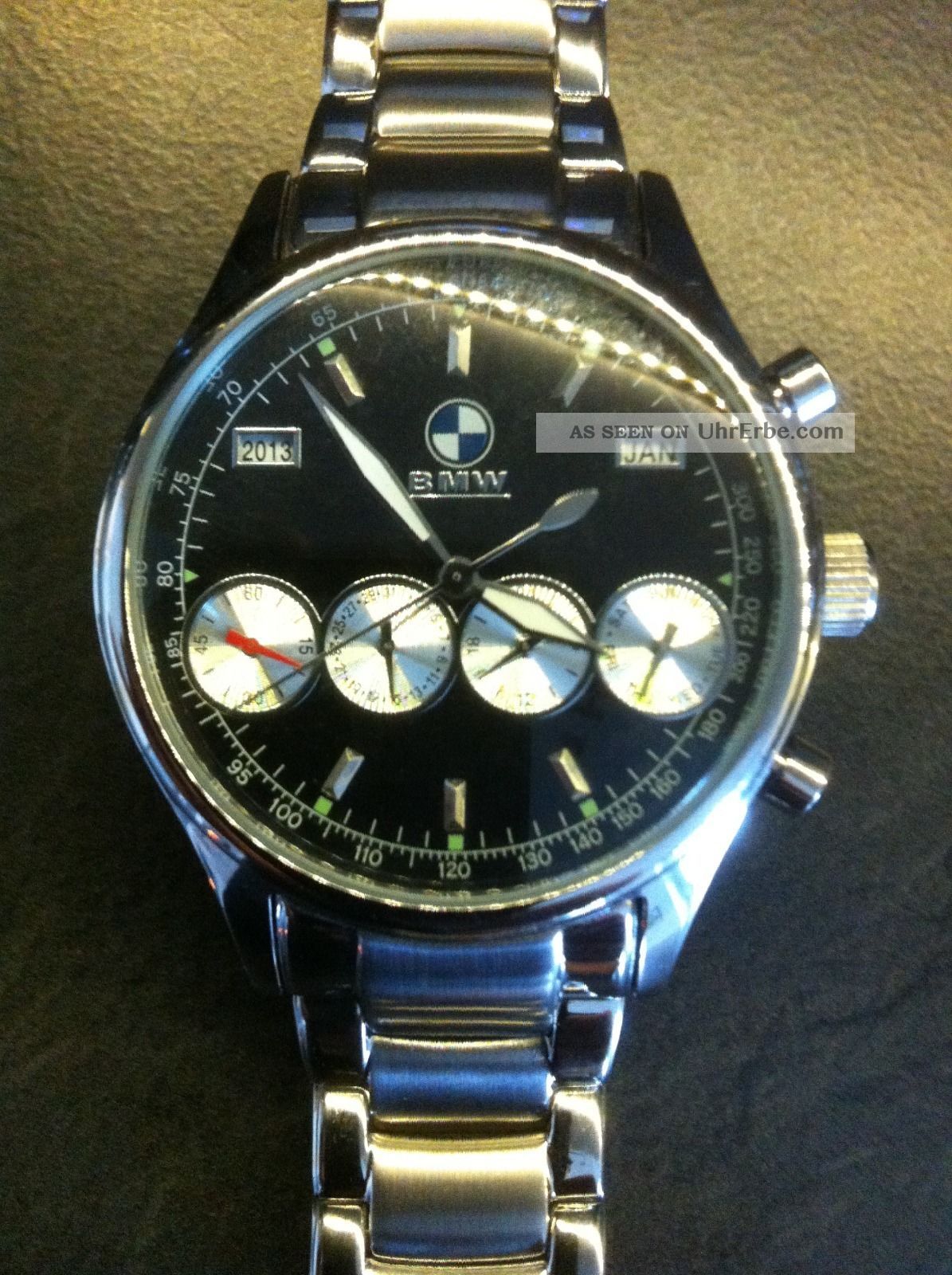 Bmw Uhr Chronograph Edelstahl Automatik Herren Uhr Armbanduhren Bild