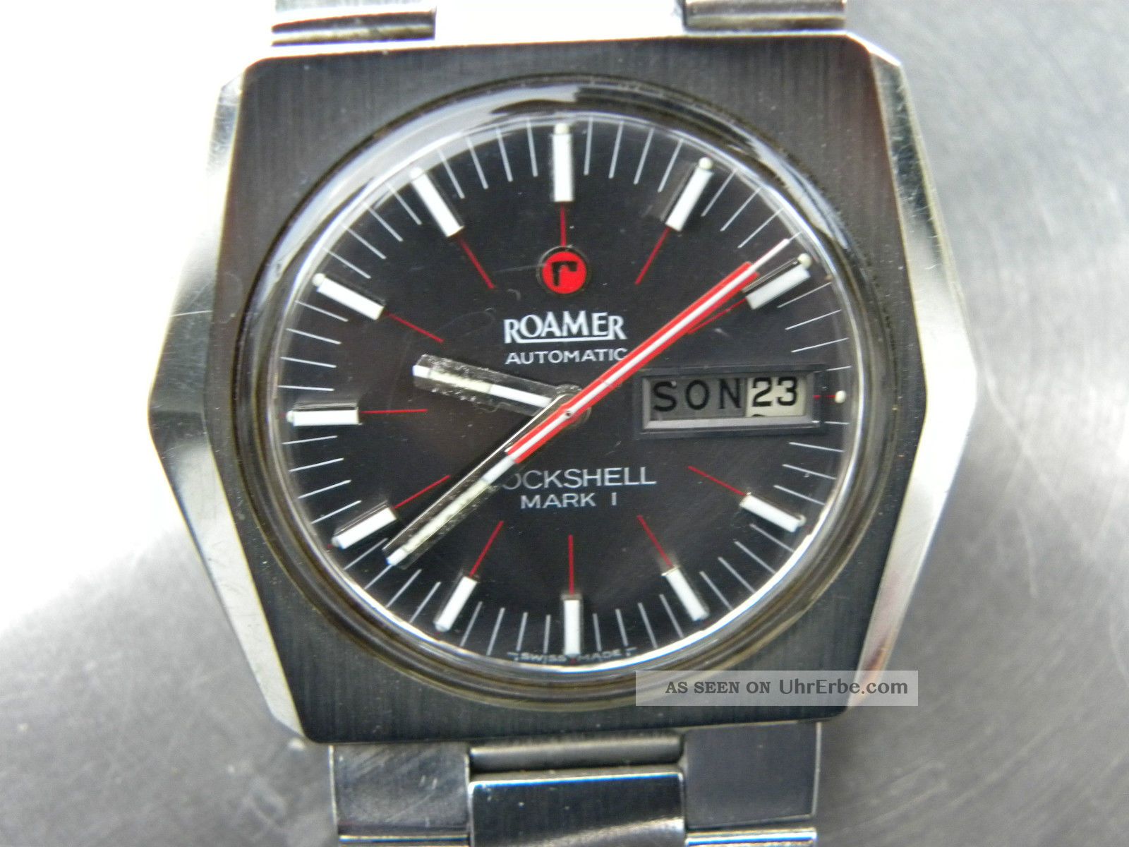 Roamer Automatic Rockshell Mark I Swiss Made Top Armbanduhren Bild