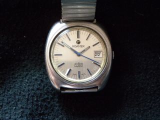 Roamer Anfibio Matic Uhr Automatik Vintage Roamer Steel Watch Mod 552 1120 013 Bild