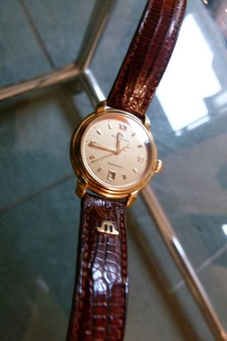 Maurice Lacriox: Tolle Armbanduhr,  Vergoldet,  Automatic,  Swiss Made, Bild