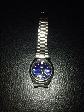 Seiko 5 Automatik Armbanduhr,  Tag Und Datum Anzeige Bild