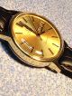 Omega Geneve Automatic Herren Armband Uhr Swiss Made 14ct Vergoldet Armbanduhren Bild 4