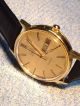 Omega Geneve Automatic Herren Armband Uhr Swiss Made 14ct Vergoldet Armbanduhren Bild 5