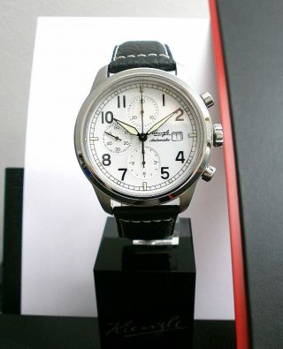 Kienzle Herrenuhr Swiss Automatik Chronograph Eta 7750 Leder Armband Bild