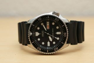 Seiko Automatic 7s26 - 0030 Scuba Diver 200m Vintage Uhr Day/date Bild