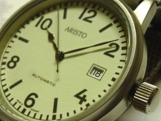 Aristo U - Boot Uhr,  Referenz 3h17r Mit Aristo Milanaiseband Bild