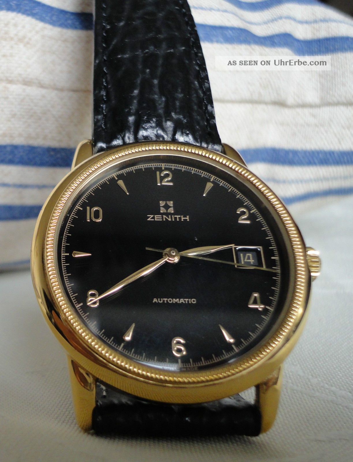 Herren - Armbanduhr Zenith Automatic Mit Datumsangabe Armbanduhren Bild