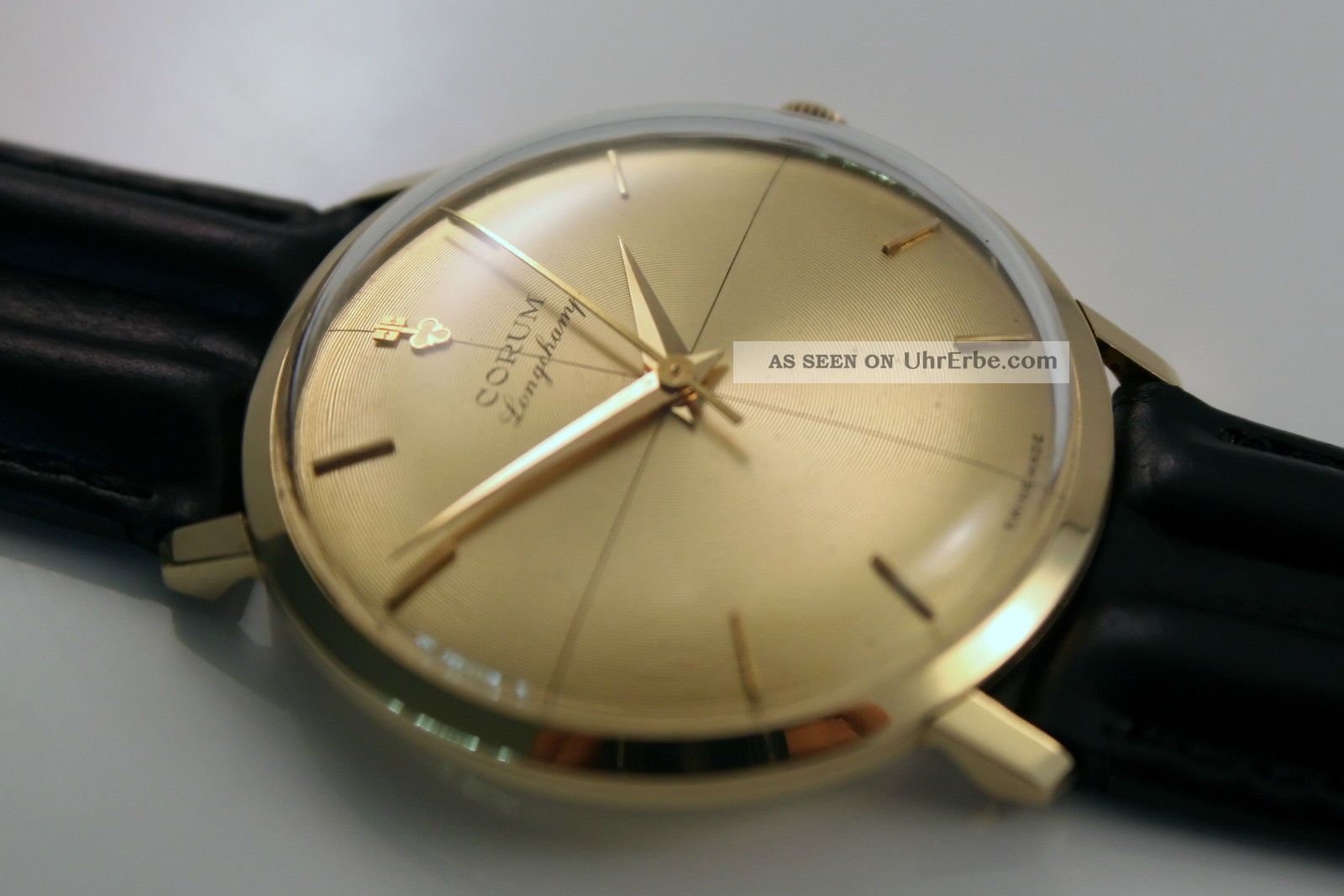 Corum Longchamp Automatic 18k Gold Uhr/watch Cal.  20779 Armbanduhren Bild
