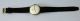 Fama Herrenarmbanduhr,  Goldgehäuse 585/000,  50er - 60er Jahre Armbanduhren Bild 1