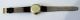 Fama Herrenarmbanduhr,  Goldgehäuse 585/000,  50er - 60er Jahre Armbanduhren Bild 2