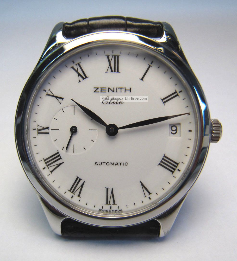 Zenith Elite Automatik Uhr - Und Ungetragen - Armbanduhren Bild