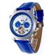 Yves Camani Worldtimer Navigator Herrenuhr Automatik Edelstahl Blau B - Ware Armbanduhren Bild 2
