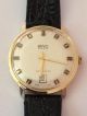 Vintage Herrenarmband Uhr Bwc Automatik 14k / 585 Gold Armbanduhren Bild 2