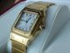 Cartier 140 Gr.  Gold Santos Automatik18k Herrenuhr Gents 2008 Revision Bei Wempe Armbanduhren Bild 3