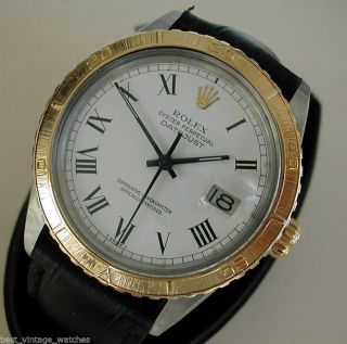 Rolex Oyster Perpetual Date Turn O Graph Stahl/18 K Gold - Chronometer V.  1979 Bild