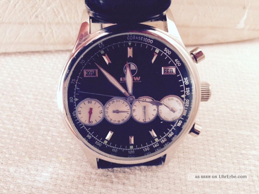 Bmw Uhr Edelstahl Automatik Herren Uhr X3 X5 X6 M3 M5 M6,  Neuwertig Armbanduhren Bild