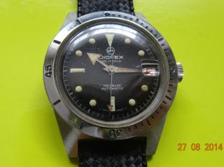 Nos 1960 Diorex Rr Diver Sub - Marine Watch Automatic F4007n Orgnl Tropic Serviced Bild
