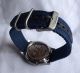 Seiko 5 - Military Style,  Automatic Watch.  Glass Bottom.  Dark Blue Dial.  7s26c Armbanduhren Bild 2
