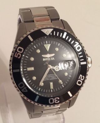 Invicta Herren - Armbanduhr Xl Analog Automatik Titan 0420 Wie Seiko Nh35a Bild
