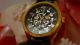 Luxusuhr Buchner & Bovalier Vitesse Ip - Vergoldet Armbanduhr Lederarmband Armbanduhren Bild 2