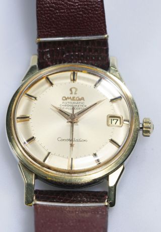 Omega Hau Constellation Automatik Chronometer Vintage 1966 Mit Box Cal.  561 Bild