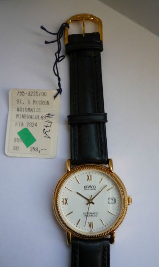 Bwc Armbanduhr Aus Geschäftsauflösung Wie Mit Etikett Bild