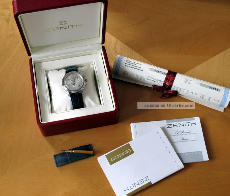 Zenith Chronomaster Ref.  01.  0240.  410 Mit El Primero Vollkalender Armbanduhren Bild